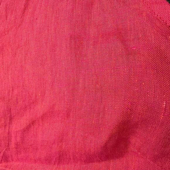 NWT Bryn Walker XXL Linen Tank Top Pink Orange Sleeveless Made in USA Minimalist - Picture 2 of 6